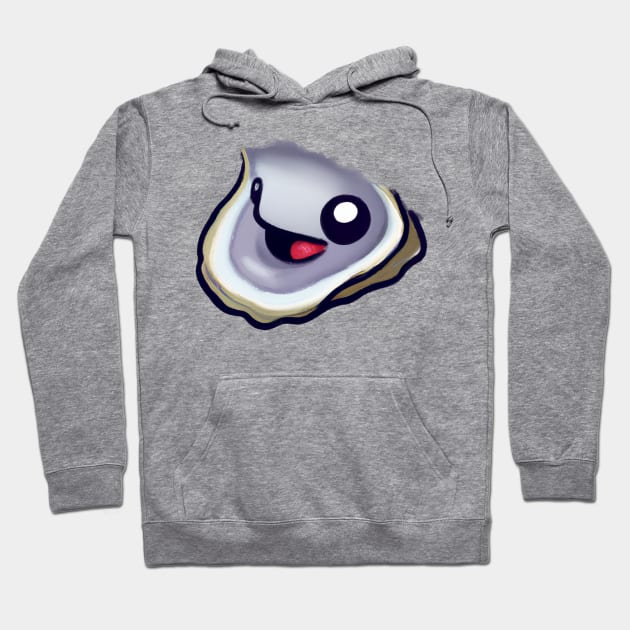 Cute Oyster Drawing Hoodie by Play Zoo